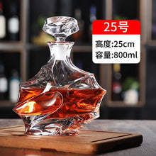 Load image into Gallery viewer, Thickened Whiskey or Wine Bottles/Decanters with lids