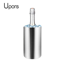 Load image into Gallery viewer, UPORS Stainless Steel Double Wall Ice Cooler Bucket