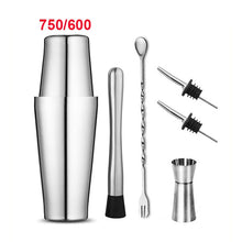 Load image into Gallery viewer, Cocktail Shaker Stainless Steel Bar Set