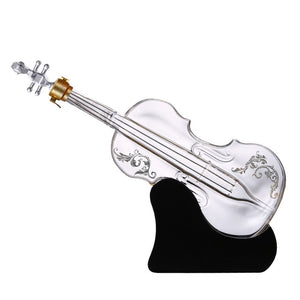 High-Grade Blown Glass Violine Decanter