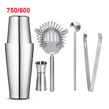 Load image into Gallery viewer, Cocktail Shaker Stainless Steel Bar Set
