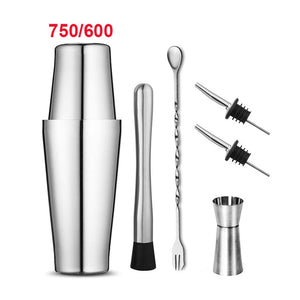 Cocktail Shaker Stainless Steel Bar Set