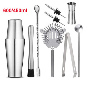 Cocktail Shaker Stainless Steel Bar Set