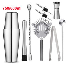 Load image into Gallery viewer, Cocktail Shaker Stainless Steel Bar Set
