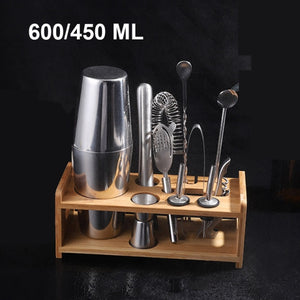 Cocktail Shaker Stainless Steel Bar Set