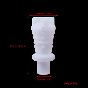 Red Wine Bottle Stopper Crystal Epoxy Resin Mold Crown Cat Claw Rabbit Cork Silicone Mould