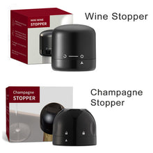 Load image into Gallery viewer, 1/2Pcs Wine Stopper And Champagne Stoppers Set Red Wine Bottle Sealer Silicone Sealed Cover Caps Reusable Bottle Seal Keep Fresh
